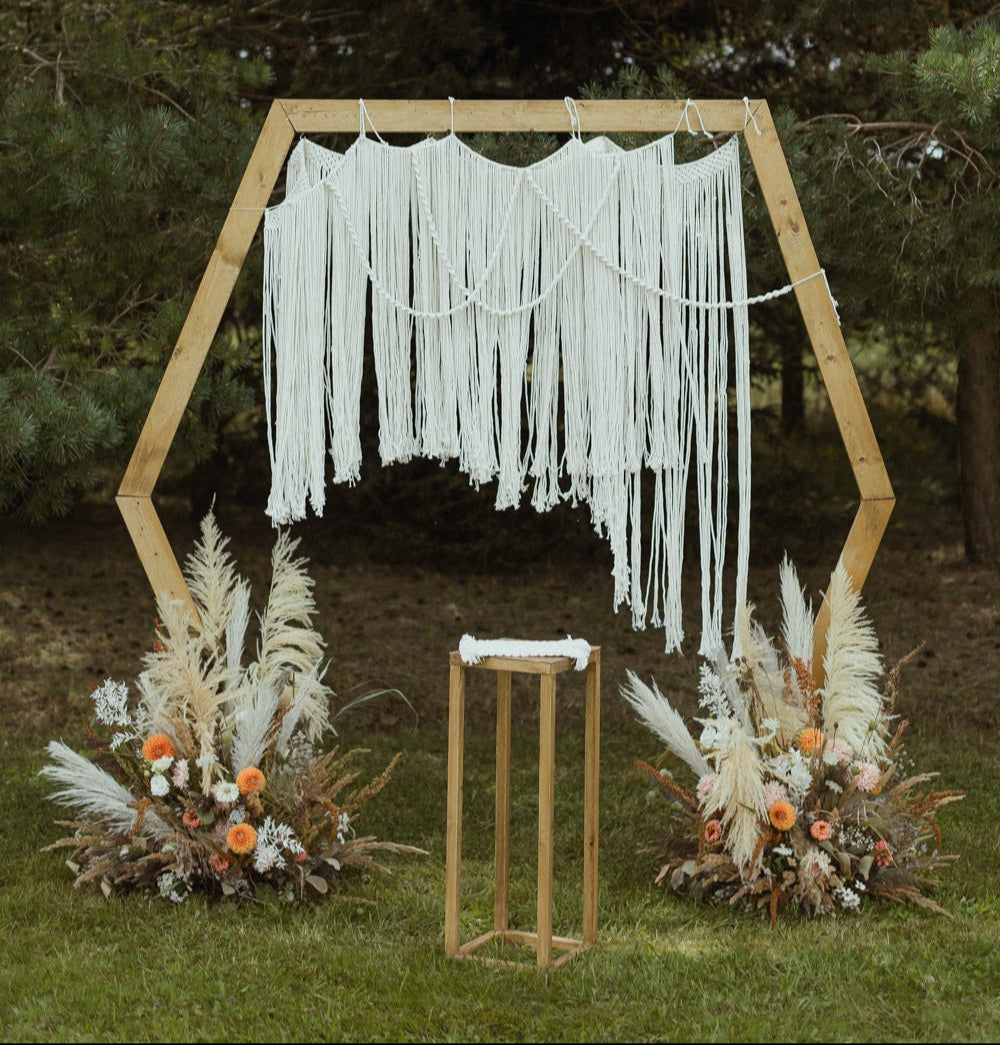 Macrame dekoracijos